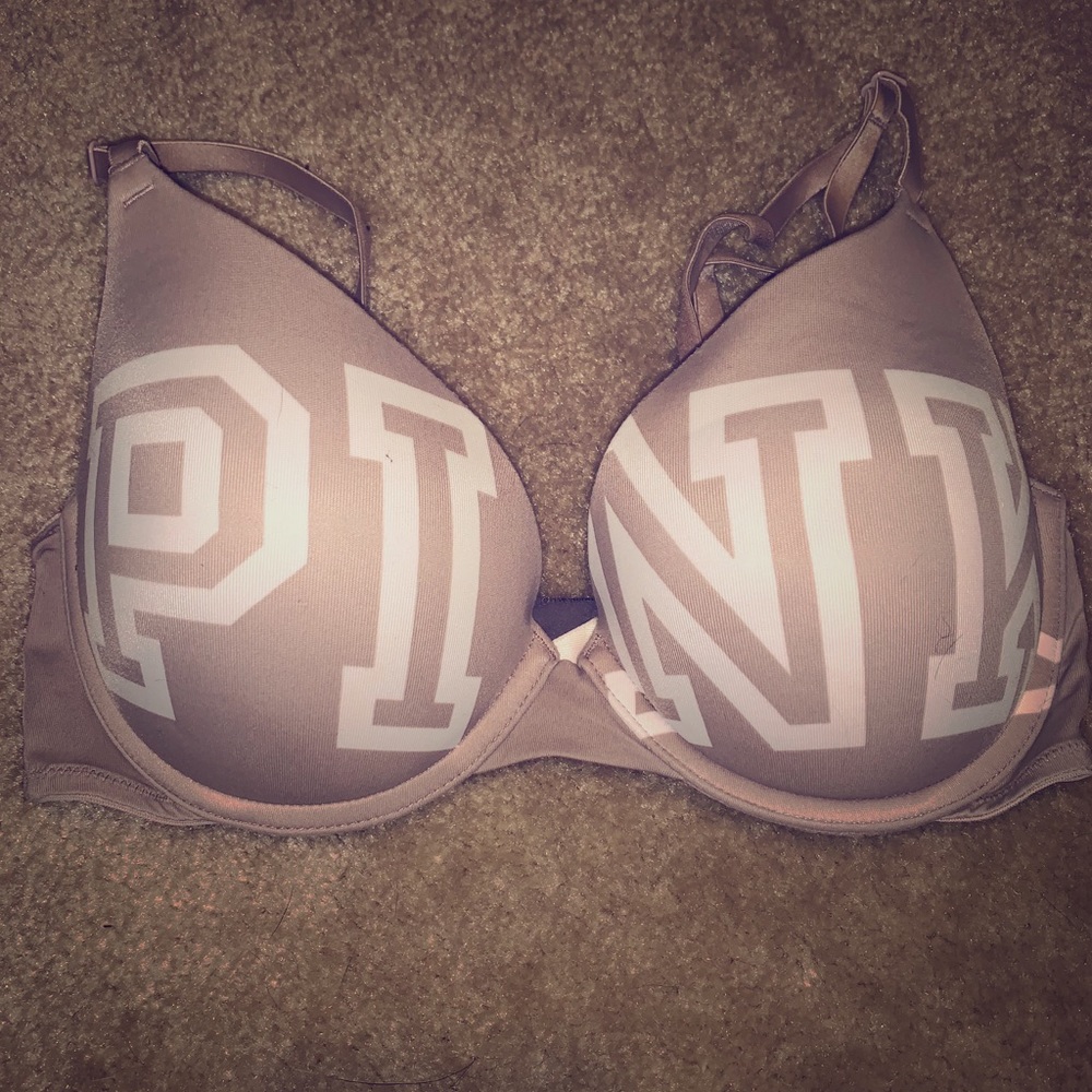Pink bra